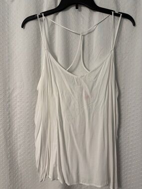 No Boundaries White Double-Strap Camisole